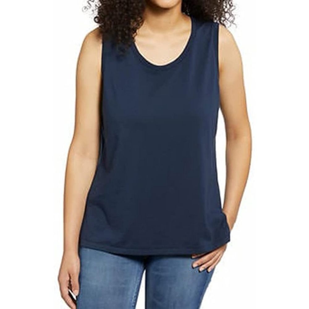 Nautica Women's Basic Knit Sleeveless Tank Top